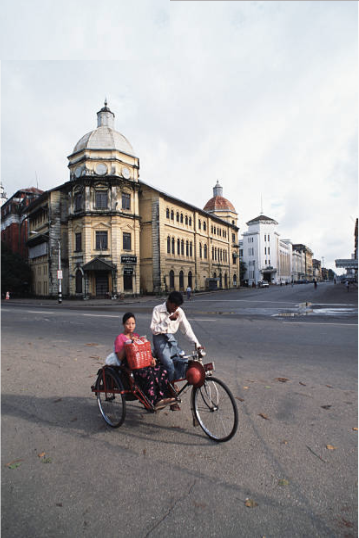 When it was good to take a side-car. (Corner of Pansodan and Strand Road, 1995)