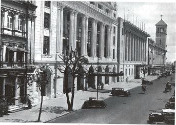 Phayre Street (Pansodan) lower block during its 1920s heyday