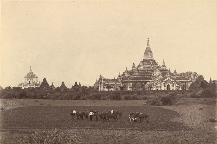 The Ananda temple c. 1855.