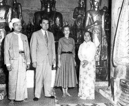 Richard Nixon's Visit to Myanmar in 1953