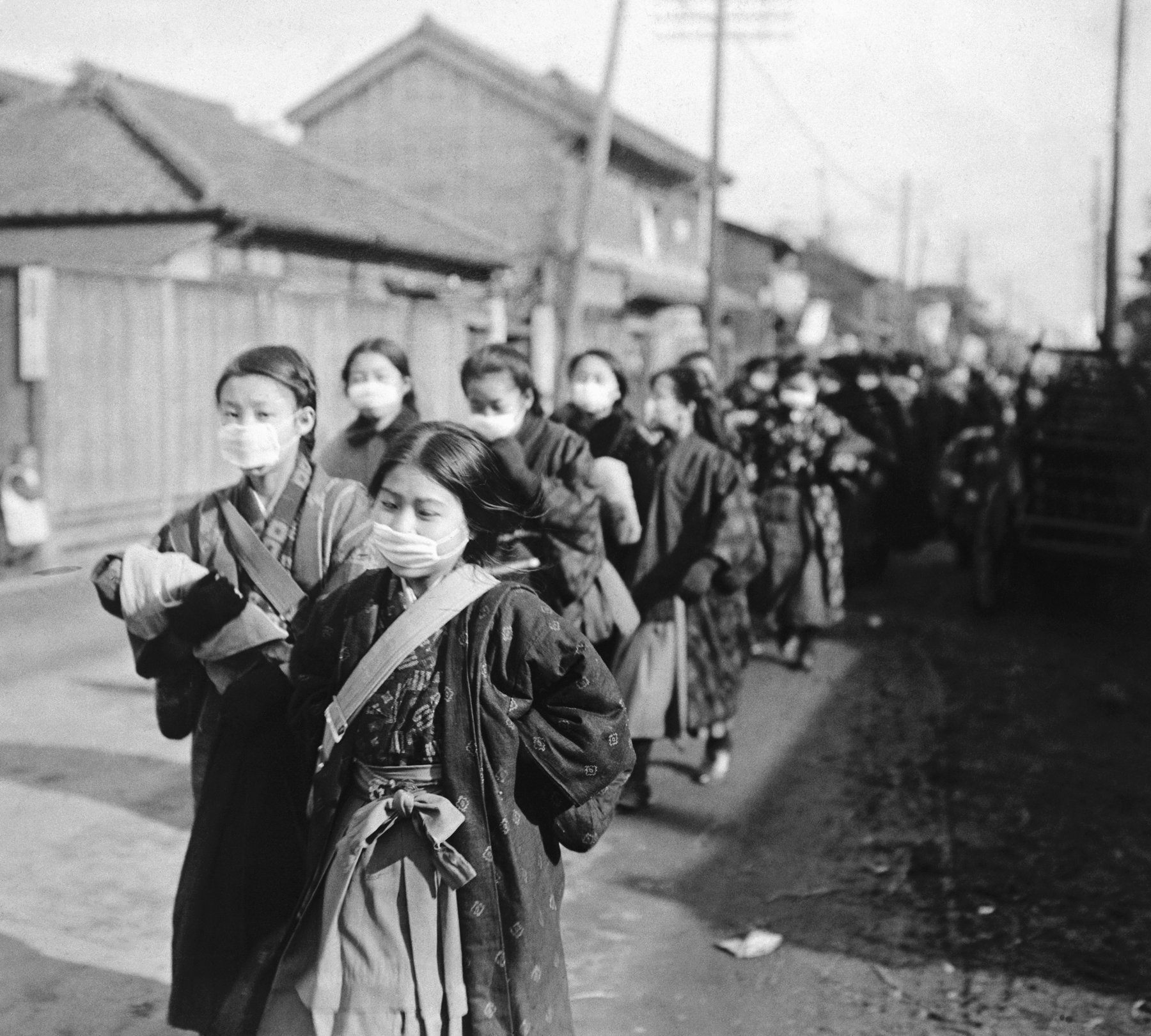 Japanese schoolchildren during the pandemic