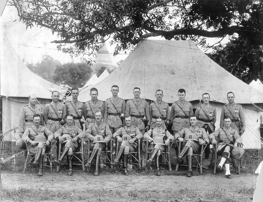 Rangoon Battalion, Rangoon Cantonment  c. 1939.