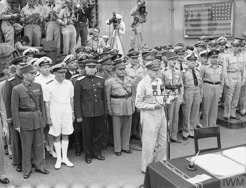 General Douglas MacArthur, the Allied powers representative